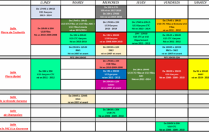 🏀 Nouvelle saison, nouvelle énergie : découvrez le planning des entraînements de l’ABC !