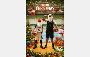 🎄🎅 Même le Père Noël est passé par le parquet ! 🏀✨
